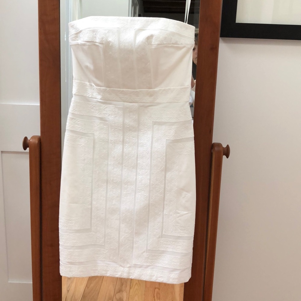 White House Black Market  Strapless Dress